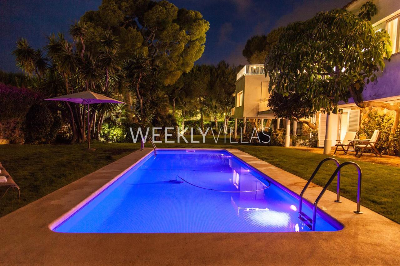 Villa Sitges Tupinetti Beach At 1 Min Walk Amaizing Garden And View Center Sitges 5 Minutes Walk 외부 사진