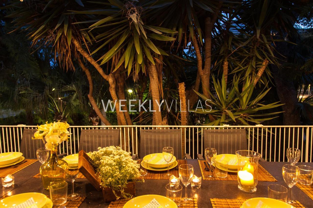 Villa Sitges Tupinetti Beach At 1 Min Walk Amaizing Garden And View Center Sitges 5 Minutes Walk 외부 사진
